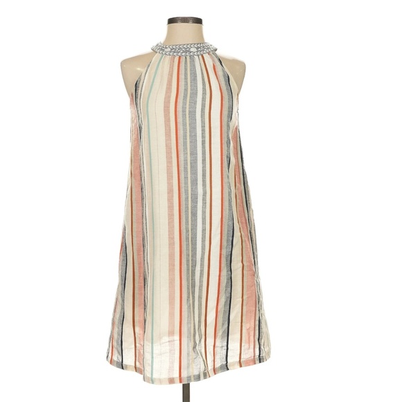 THML Summer Striped Halter Dress XS - Picture 8 of 13